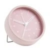 Karlsson Tinge Pink Round Alarm Clock Home & Beauty 1 Karlsson Tinge Pink Round Alarm Clock Home & Beauty
