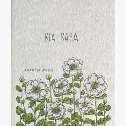 Little Difference Kia Kaha Lily Greeting Card Gifts For Her