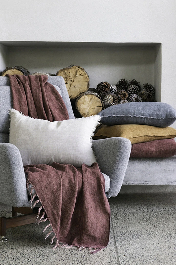 Mulberi Kobo Linen Natural Rectangle Cushion 40x60cm Cushion, Throws & Linen 4 Mulberi Kobo Linen Natural Rectangle Cushion 40x60cm Cushion, Throws & Linen