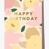 Elm Paper Happy Birthday Garden Lemon Greeting Card