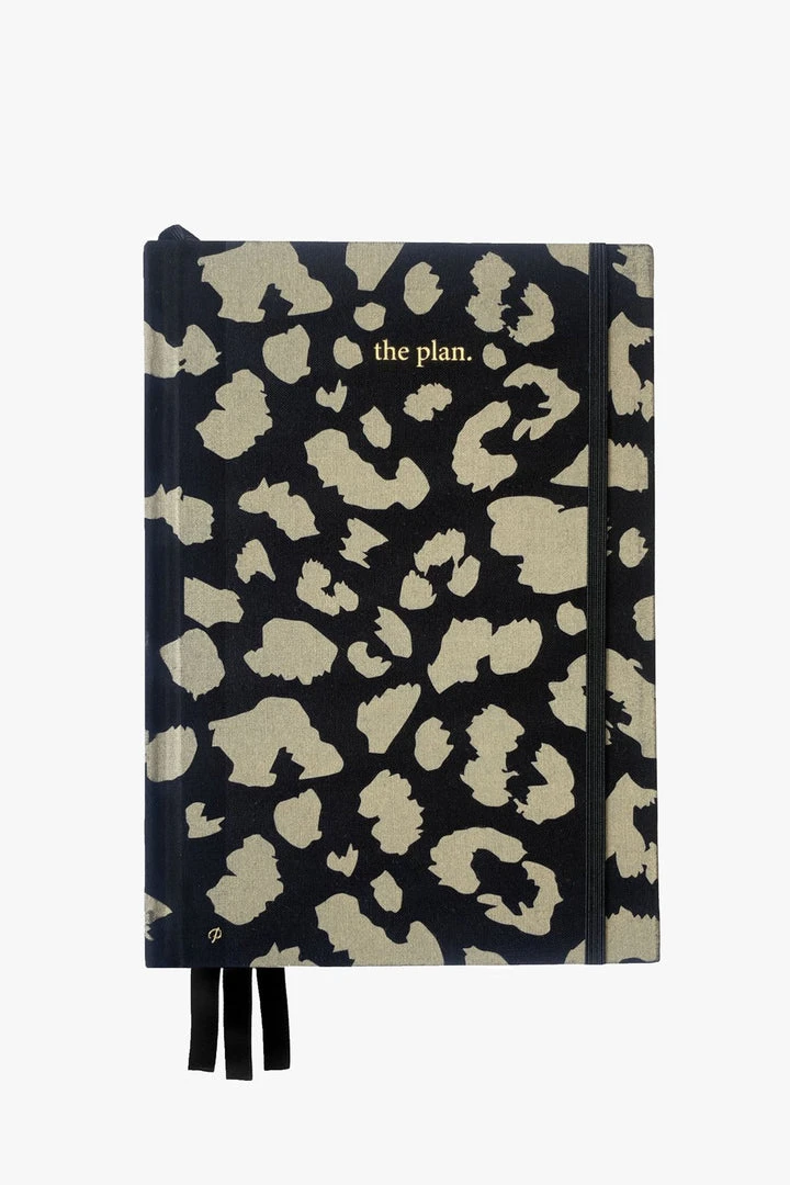 Papier HQ Gifts For Her Leopard Linen Black + Gold Planner 3 Papier HQ Gifts For Her Leopard Linen Black + Gold Planner