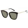 Le Specs Caliente Black Gold Arms Khaki Lens Sunglasses Accessories