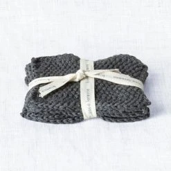 Bianca Lorenne Lavette Knitted Charcoal Makeup Removers Set Of 5 Support Local Gifts