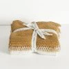 Bianca Lorenne Support Local Gifts Textured Lavette Ochre Wash Cloths Set Of 3