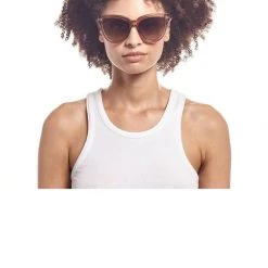 Le Specs Liar Liar Champagne Crystal Khaki Grad Lens Sunglasses Accessories