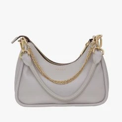 Saben Accessories Odette Glacier Shoulder Bag With Gold Chain Detail
