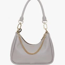 Saben Accessories Odette Glacier Shoulder Bag With Gold Chain Detail