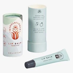 Wanderflower Home & Beauty Lip Balm 12ml Fresh Mint