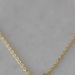 Sophie Little Letter Single Gold Necklace