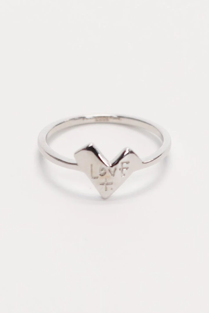 Federation Love Heart Ring Sterling Silver 3 Federation Love Heart Ring Sterling Silver