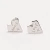 Federation Love Is Amour Heart Stud Earrings Sterling Silver Accessories 1 Federation Love Is Amour Heart Stud Earrings Sterling Silver Accessories