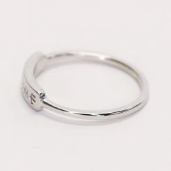 Federation Accessories Love You Je T'aime Script Ring Sterling Silver