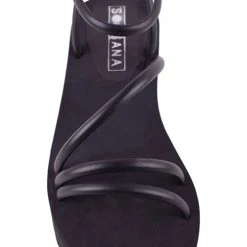 Solsana Accessories Loxley Platform Black Wedge