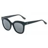 Bask Luna Shiny Black Grey Polarised Oversized Sunglasses Accessories