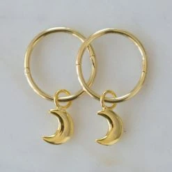 Sophie Luna Lover Sleeper Earrings Gold Accessories