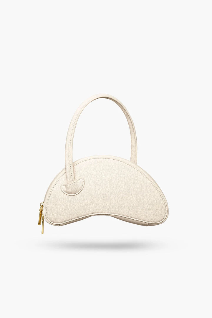 Rey, The Label Accessories Luna Ivory Mini Half Moon Bag 6 Rey, The Label Accessories Luna Ivory Mini Half Moon Bag