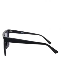Reality Eyewear Malibu Oversized Flat Top Square Black Sunglasses