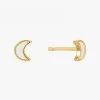 Ania Haie Accessories Wild Soul Moon 5.5mm Gold Stud Earrings 2 Ania Haie Accessories Wild Soul Moon 5.5mm Gold Stud Earrings