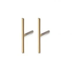 Pilgrim Marta Small Bar Stud Earrings Gold