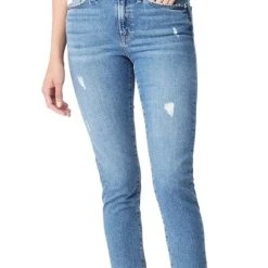 Mavi Mykonos Mid 90's Soft Abrasion Slim Boyfriend Blue Denim Jean