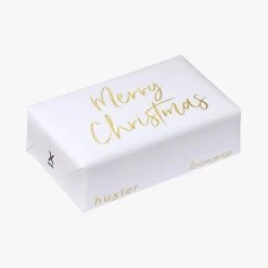 Huxter Merry Christmas White Gold Foil Lemongrass Soap