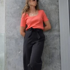 Among The Brave Fashion Mindful Square Neck SS Watermelon Rib Tee 12 Among The Brave Fashion Mindful Square Neck SS Watermelon Rib Tee