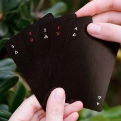 Areaware Minim Playing Cards Black