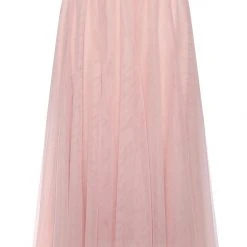 Ivy + Jack Fashion Muse Blush Tulle Layered Midi Skirt