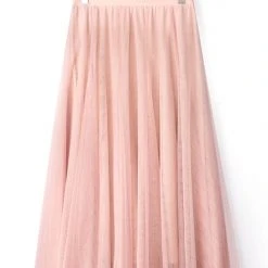 Ivy + Jack Fashion Muse Blush Tulle Layered Midi Skirt
