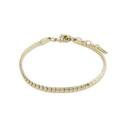 Pilgrim Talia Flat Snake Chain Gold Bracelet