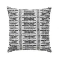 Weave Tatami Cushion Onyx 50 X 50cm Duck Feather Inner Cushion, Throws & Linen