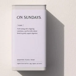 On Sundays Ease 40 Serve Loose Leaf Tea Tin
