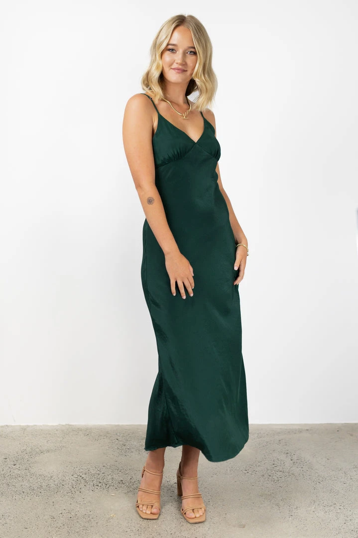 Among The Brave Otherworldly Forest Washer Satin Panel Bodice Bias Midi Dress Fashion 5 Among The Brave Otherworldly Forest Washer Satin Panel Bodice Bias Midi Dress Fashion