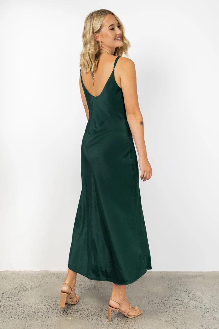 Among The Brave Otherworldly Forest Washer Satin Panel Bodice Bias Midi Dress Fashion 6 Among The Brave Otherworldly Forest Washer Satin Panel Bodice Bias Midi Dress Fashion