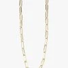 Flo Gives Back 15% To Women In Need Accessories Oval Chain Gold Necklace