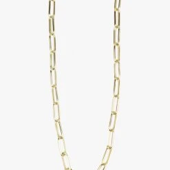 Flo Gives Back 15% To Women In Need Accessories Oval Chain Gold Necklace