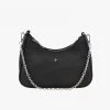 Peta + Jain Paloma Black Nylon Silver Hardware Crossbody Bag Accessories