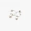 Stolen Purity Sleeper Pearl Earrings Silver Accessories