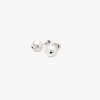 Stolen Accessories Purity Stud Pearl Earrings Silver