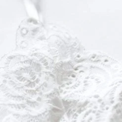 Queen Of The Foxes Strappy White Lace Bralette Tops & Tees