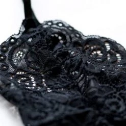 Queen Of The Foxes Tops & Tees Strappy Black Lace Bralette