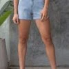 Among The Brave Fashion Edie Relaxed Blue Denim Shorts 1 Among The Brave Fashion Edie Relaxed Blue Denim Shorts