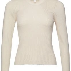 Ivy + Jack Radiant Cream LS Rib Knit Crew Neck Top 11 Ivy + Jack Radiant Cream LS Rib Knit Crew Neck Top