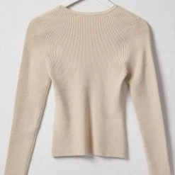 Ivy + Jack Radiant Cream LS Rib Knit Crew Neck Top 13 Ivy + Jack Radiant Cream LS Rib Knit Crew Neck Top