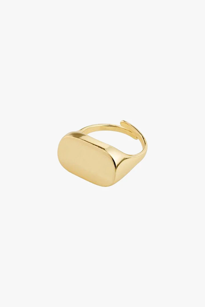 Pilgrim Restoration Gold Signet Ring 3 Pilgrim Restoration Gold Signet Ring