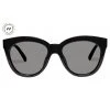 Le Specs Resumption Sustainable Black Frame With Khaki Lens Cat Eye Sunglasses Accessories
