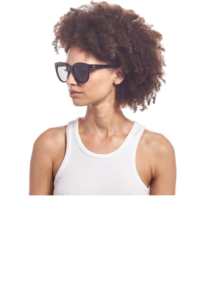 Le Specs Resumption Sustainable Black Frame With Khaki Lens Cat Eye Sunglasses Accessories 6 Le Specs Resumption Sustainable Black Frame With Khaki Lens Cat Eye Sunglasses Accessories