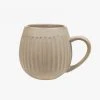 Robert Gordon Table & Kitchen Tribe Ribbed Light Clay Mug 2 Robert Gordon Table & Kitchen Tribe Ribbed Light Clay Mug