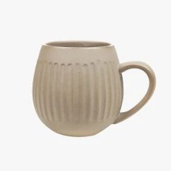 Robert Gordon Table & Kitchen Tribe Ribbed Light Clay Mug