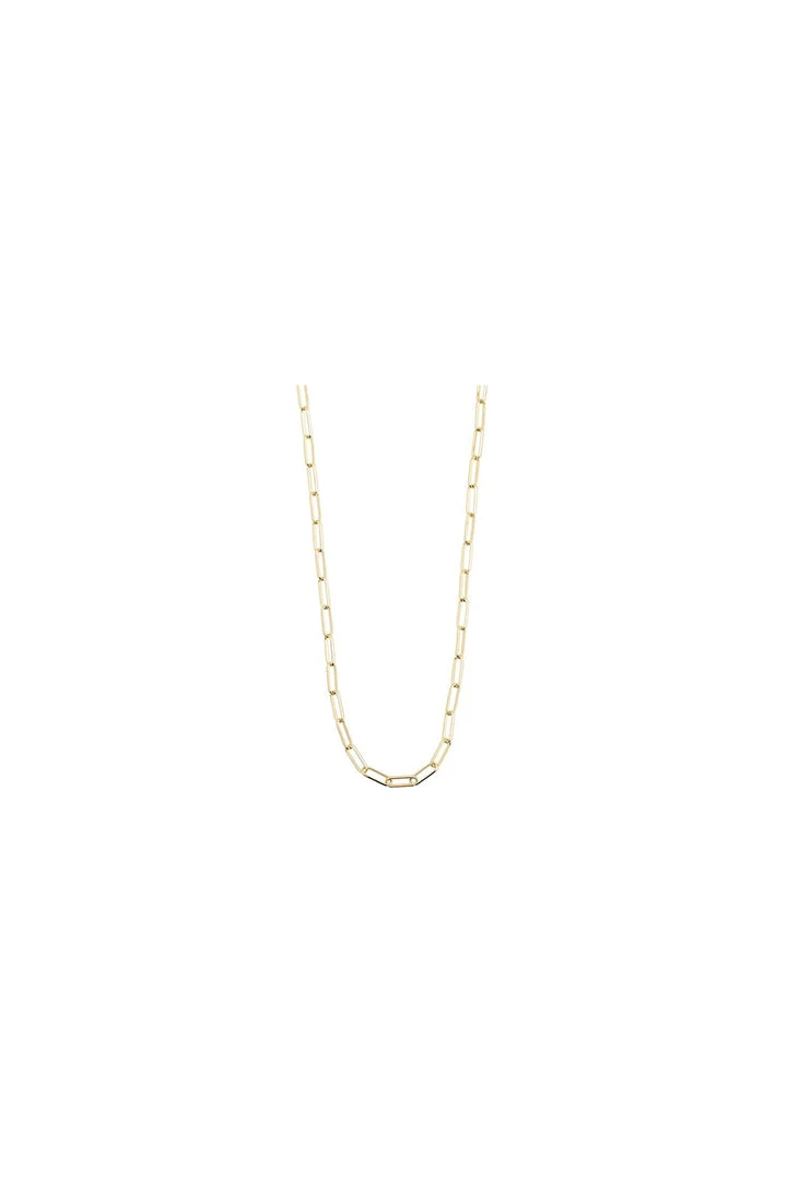 Pilgrim Ronja Rectangular Chain Link Gold Necklace Accessories 3 Pilgrim Ronja Rectangular Chain Link Gold Necklace Accessories